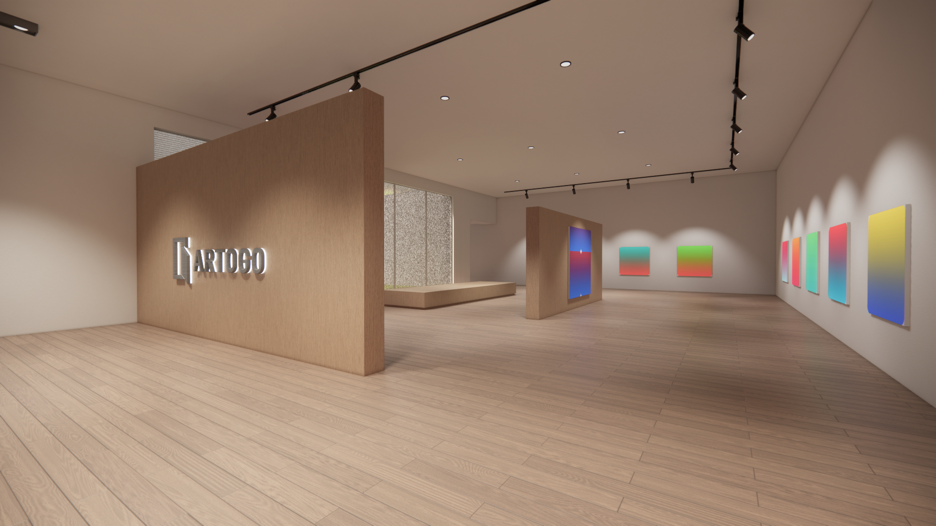 Chodba dřevěné řeči